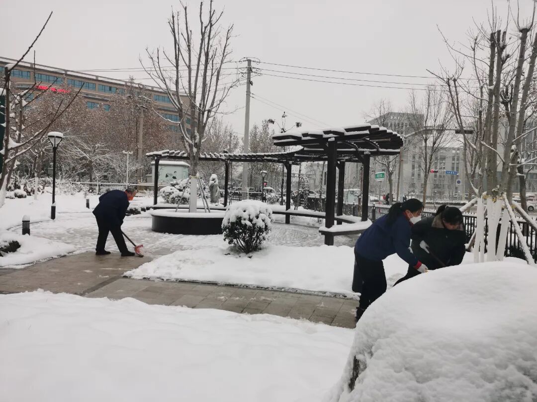 濟(jì)南益康開(kāi)展2025掃雪除冰活動(dòng)