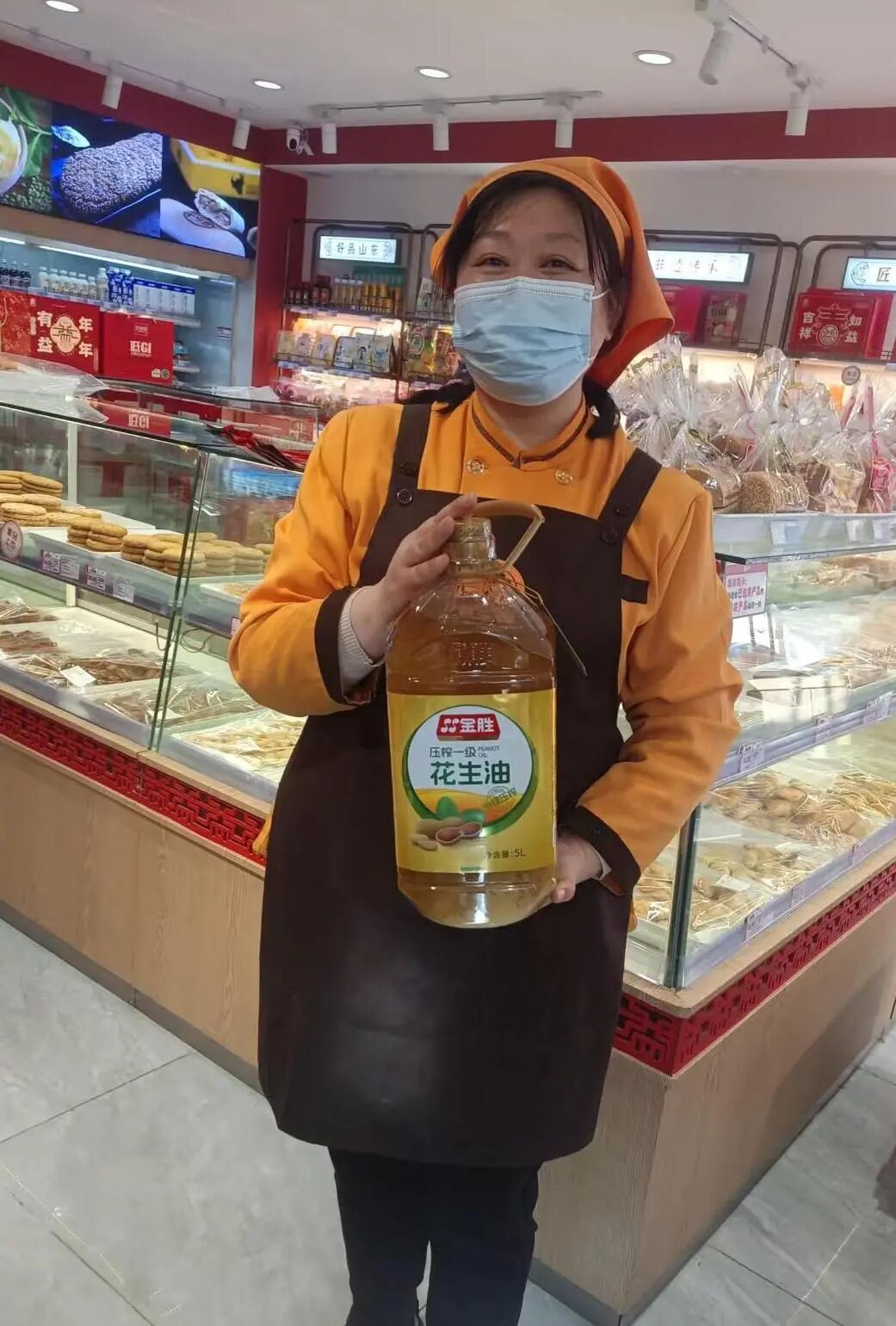 益康益利思年貨發(fā)放現場